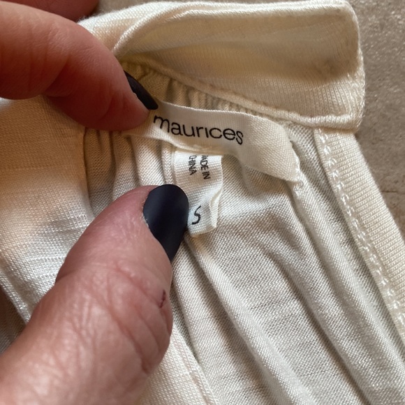 Cold shoulder flared top with sequin front design - Picture 4 of 4